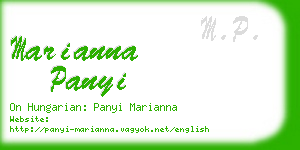 marianna panyi business card